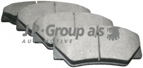 Комплект тормозных колодок, дисковый тормоз JP GROUP 1563600710 (фото 1)