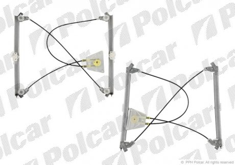 Стеклоподъемник электрический без электромотора Polcar 1331PSG2 (фото 1)