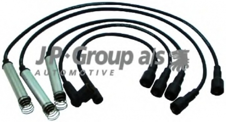 Комплект (5 шт) проводів запалення ASTRA F/Kadett E 1.8-2.0 86-98 JP GROUP 1292001310 (фото 1)