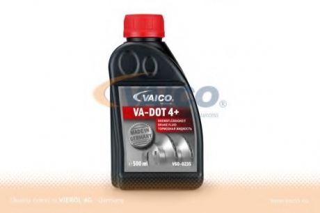 Гальмівна рідина DOT4 PLUS class SL6 (+ESP) 0.5L VAICO V600235 (фото 1)