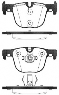 Комплект тормозных колодок, дисковый тормоз ROADHOUSE 21493.00 (фото 1)