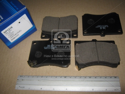 Колодка торм. MAZDA 323 323 ? S Hi-Q (SANGSIN) SP1216 (фото 1)