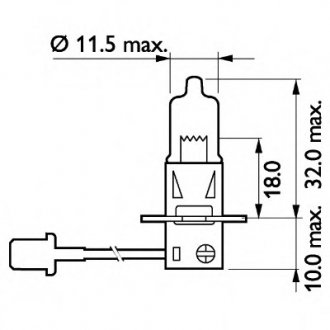 H3 Rally 24V 100W PK22s PHILIPS 13628RAC1 (фото 1)