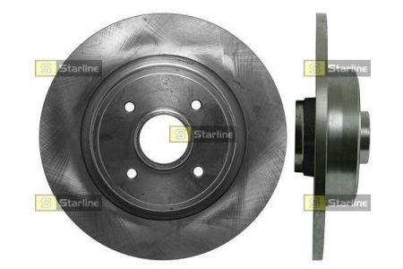 Диск тормозной (Без подшипника и кольца ABS) STARLINE PB 3215 (фото 1)