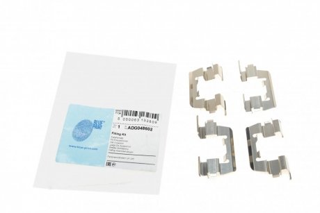 Комплектующие, колодки дискового тормоза BLUE PRINT ADG048602 (фото 1)