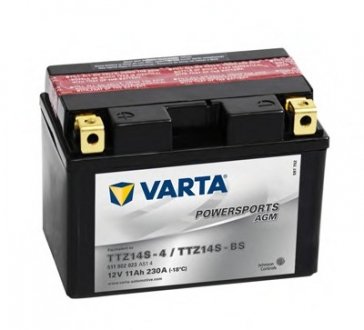 AKUMULATOR 11AH/230A 12V L+ / MOTOCYKLE AGM VARTA 511902023 (фото 1)