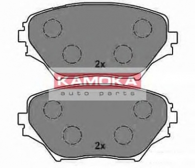 Гальмівні колодки, дискове гальмо (набір) KAMOKA JQ1013028 (фото 1)