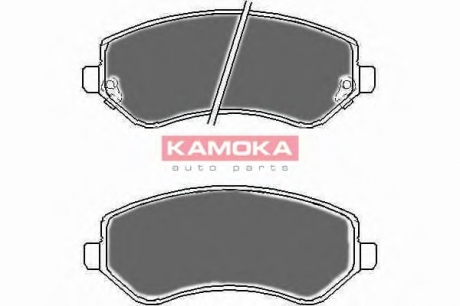 Комплект тормозных колодок, дисковый тормоз KAMOKA JQ1013152 (фото 1)