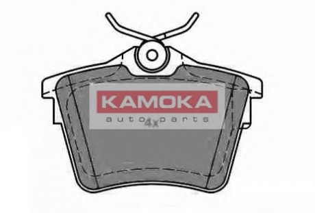 Комплект тормозных колодок, дисковый тормоз KAMOKA JQ1013454 (фото 1)
