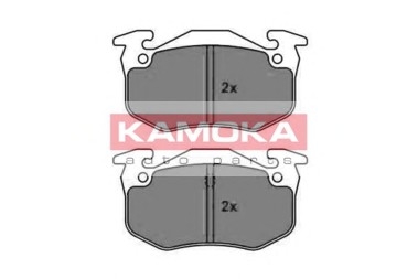 Комплект тормозных колодок, дисковый тормоз KAMOKA JQ1011116 (фото 1)