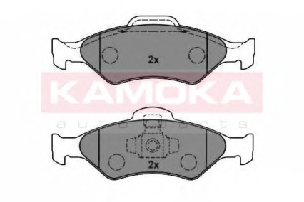 Гальмівні колодки, дискове гальмо (набір) KAMOKA JQ1012786 (фото 1)