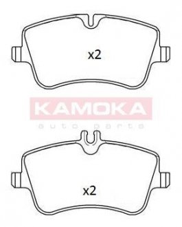 Комплект тормозных колодок, дисковый тормоз KAMOKA JQ1012858 (фото 1)