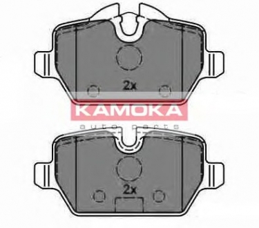 Комплект тормозных колодок, дисковый тормоз KAMOKA JQ1013612 (фото 1)