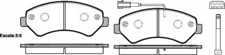 Комплект тормозных колодок, дисковый тормоз WOKING P13753.01 (фото 1)