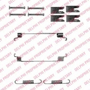 Рем.к-кт пружин для задних барабанных колодок Delphi LY1342 (фото 1)