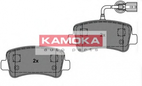 Комплект тормозных колодок, дисковый тормоз KAMOKA JQ101144 (фото 1)