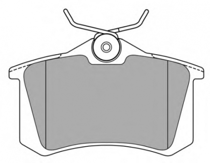 Комплект тормозных колодок, дисковый тормоз FREMAX FBP-0575 (фото 1)
