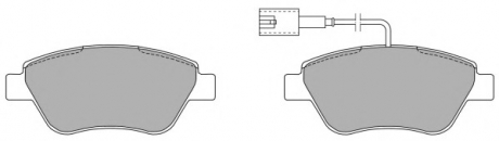 Комплект тормозных колодок, дисковый тормоз FREMAX FBP-1218 (фото 1)