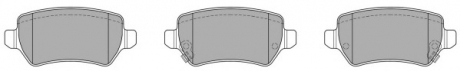 Комплект тормозных колодок, дисковый тормоз FREMAX FBP-1244 (фото 1)