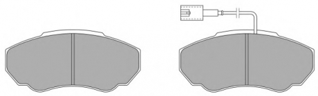 Комплект тормозных колодок, дисковый тормоз FREMAX FBP-1293 (фото 1)
