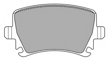 Комплект тормозных колодок, дисковый тормоз FREMAX FBP-1371 (фото 1)