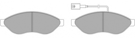 Комплект тормозных колодок, дисковый тормоз FREMAX FBP-1476 (фото 1)