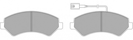 Комплект тормозных колодок, дисковый тормоз FREMAX FBP-1478 (фото 1)