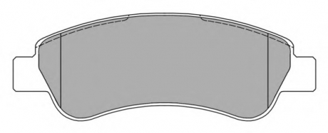 Комплект тормозных колодок, дисковый тормоз FREMAX FBP-1479 (фото 1)