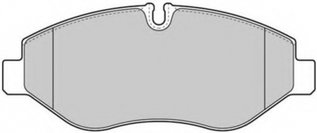 Комплект тормозных колодок, дисковый тормоз FREMAX FBP-1715 (фото 1)