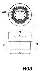 Ролик модуля натягувача ременя ASHIKA 45-0H-003 (фото 1)