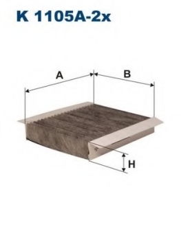 Фільтр салону FILTRON K1105A-2X (фото 1)