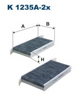 Фільтр салону FILTRON K1235A-2X (фото 1)