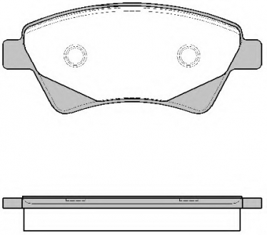 Комплект тормозных колодок, дисковый тормоз WOKING P8763.20 (фото 1)