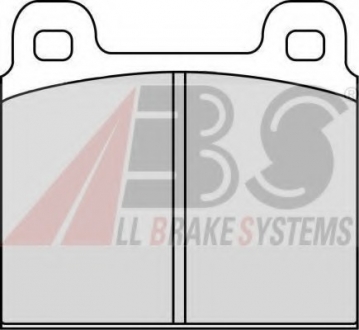 Комплект тормозных колодок, дисковый тормоз A.B.S. A.B.S. 36025/1 (фото 1)