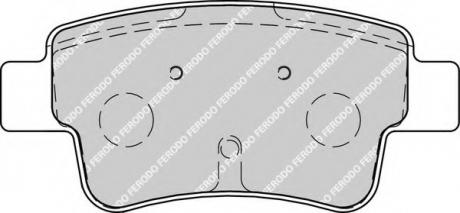 Комплект тормозных колодок, дисковый тормоз FERODO FDB1922 (фото 1)