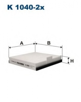 Фільтр салону FILTRON K1040-2X (фото 1)