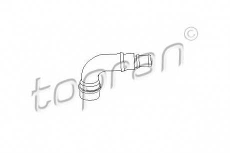 Патрубок системи вентиляції картера TOPRAN / HANS PRIES 111 158 (фото 1)