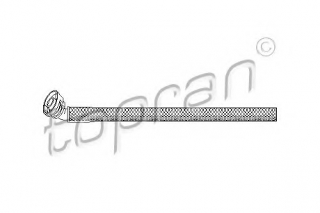 Шланг, воздухоотвод крышки головки цилиндра TOPRAN / HANS PRIES 501 415 (фото 1)