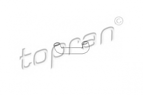 Шланг, воздухоотвод крышки головки цилиндра TOPRAN / HANS PRIES 721 795 (фото 1)