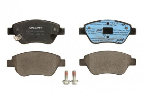 Комплект тормозных колодок, дисковый тормоз Delphi LP2478 (фото 1)