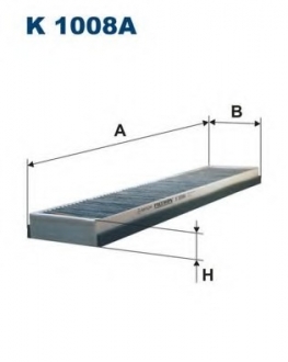 Фильтр, воздух во внутренном пространстве FILTRON K1008A (фото 1)
