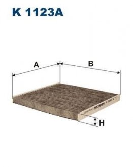 Фильтр, воздух во внутренном пространстве FILTRON K1123A (фото 1)