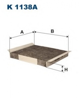 Фильтр, воздух во внутренном пространстве FILTRON K1138A (фото 1)