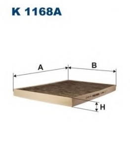 Фільтр салону FILTRON K1168A (фото 1)