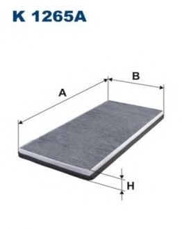 Фильтр, воздух во внутренном пространстве FILTRON K1265A (фото 1)