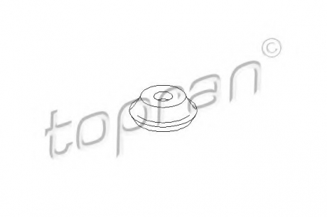 Опорное кольцо, опора стойки амортизатора TOPRAN / HANS PRIES 107 658 (фото 1)