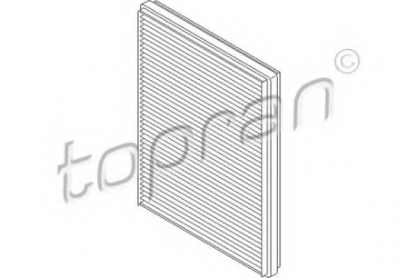 Фильтр, воздух во внутренном пространстве TOPRAN / HANS PRIES 400 201 (фото 1)