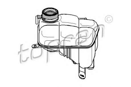 Компенсационный бак, охлаждающая жидкость TOPRAN / HANS PRIES 400 891 (фото 1)