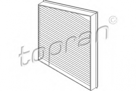 Фильтр, воздух во внутренном пространстве TOPRAN / HANS PRIES 401 382 (фото 1)