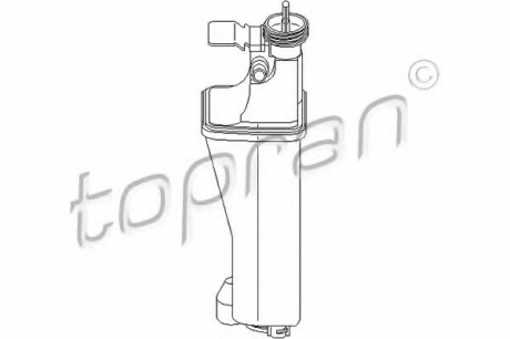 Компенсаційний бак, системи охолодження TOPRAN / HANS PRIES 501 195 (фото 1)